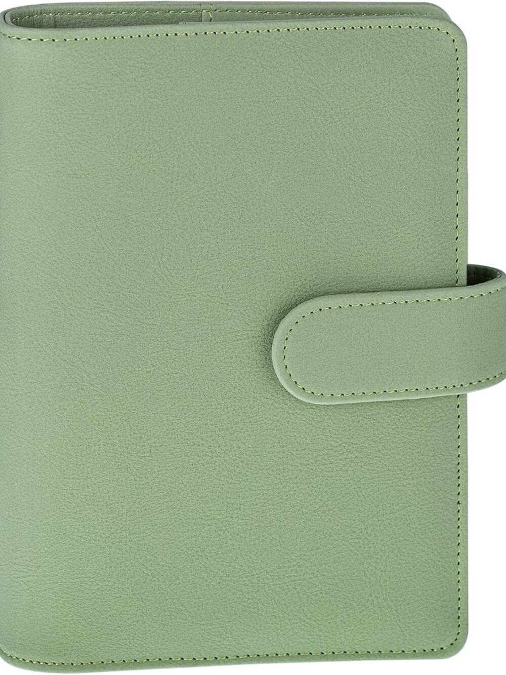 A6 Notebook Binder Refillable 6 Ring Budget Binder Cover for A6 Refill Paper, PU